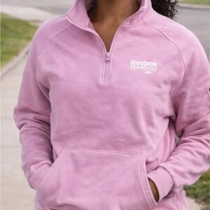 Reebok Women's Soft Pink Cowl Neck Sweater